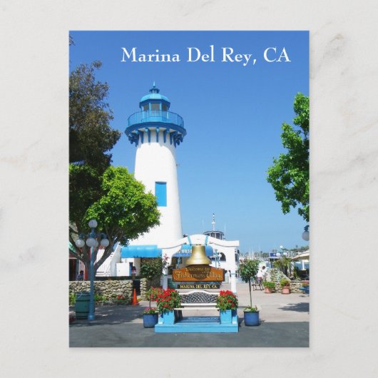 Marina Del Rey Briefkaart! Briefkaart (Voorkant)