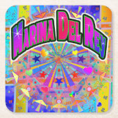 Marina Del Rey Cosmic Unity Onderzetter (Voorkant)