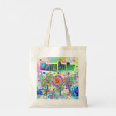 Marina Del Rey Deep Dream Canvas tas (Achterkant)