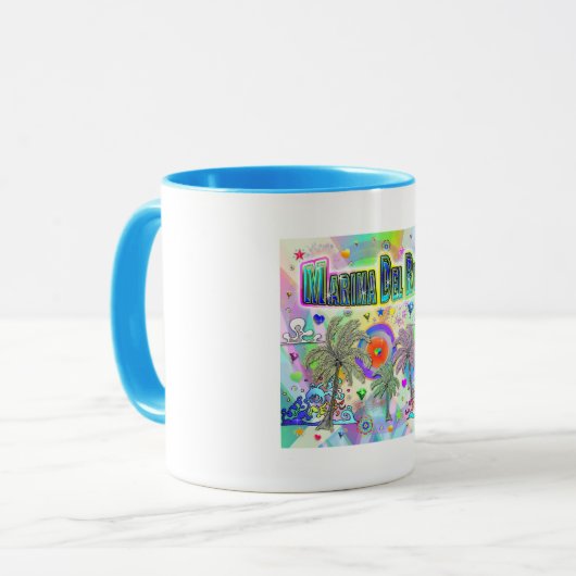 Marina Del Rey Deep Dream Mok (Voorkant links)