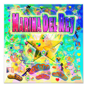 Marina Del Rey Epoch uur Poster