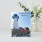 Marina Del Rey Lighthouse Briefkaart! Briefkaart (Staand voorkant)