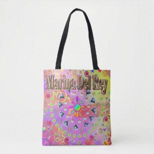 Marina Del Rey Lucky Golden Canvas tas