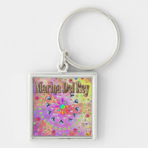 Marina Del Rey Lucky Gouden Sleutelhanger
