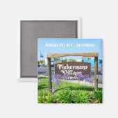 Marina Del Rey Magnet! Magneet (Voorkant / Achterkant)