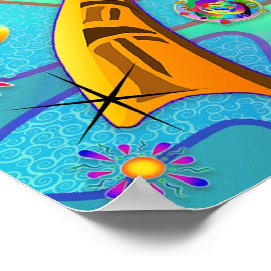 Marina Del Rey Tijdloos Melodie Poster (Hoek)