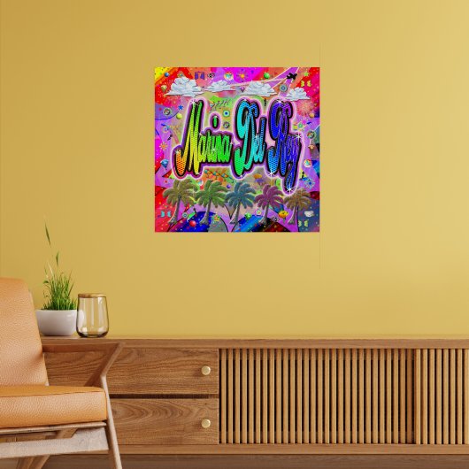 Marina Del Rey Vista Express-Poster Poster (Woonkamer 2)