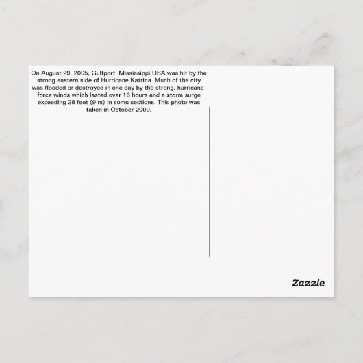 Marina Docks Briefkaart (Achterkant)