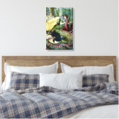 Marina en de Draak Canvas Afdruk (Insitu (Slaapkamer))