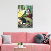 Marina en de Draak Canvas Afdruk (Insitu (Woonkamer))