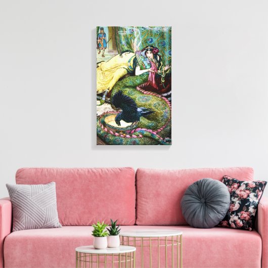 Marina en de Draak Canvas Afdruk (Insitu (Woonkamer))