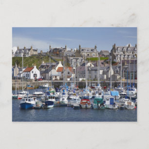 Marina, Findochty, Moray, Schotland, Verenigd Briefkaart