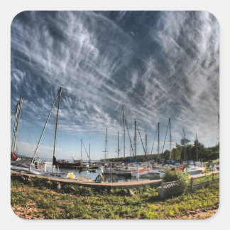 Marina HDR Vierkante Sticker