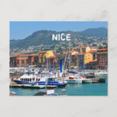 Marina in Nice, Frankrijk Briefkaart (Voorkant)