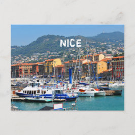 Marina in Nice, Frankrijk Briefkaart