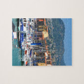 Marina in Nice, Frankrijk Legpuzzel (Horizontaal)