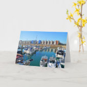Marina in St Helier, Jersey Kaart (Gele Bloem)