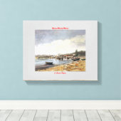 Marina/Mariña/Marine Canvas Afdruk (Insitu (Houten vloer))