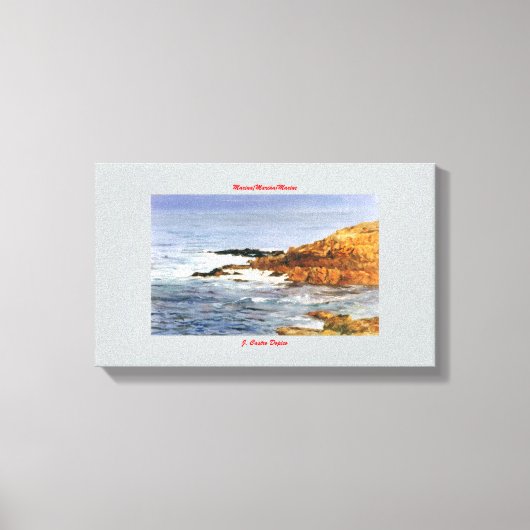 Marina/Mariña/Marine Canvas Afdruk (Voorkant)