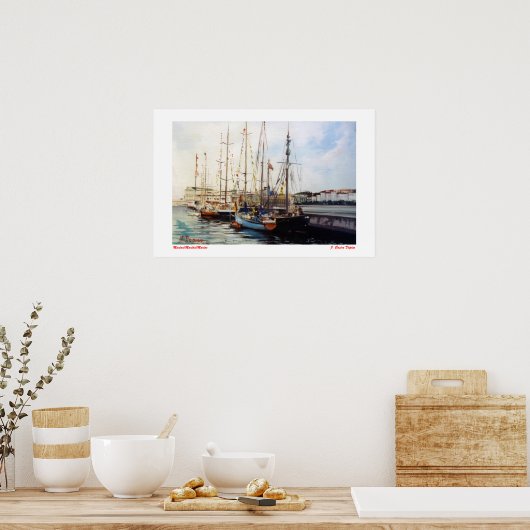 Marina/Mariña/Marine Poster (Keuken)