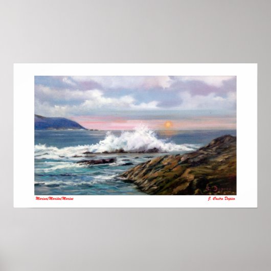 Marina/Mariña/Marine Poster (Voorkant)