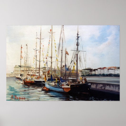 Marina/Mariña/Marine Poster (Voorkant)