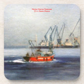 Marina/Mariña/Seascape Bier Onderzetter (Voorkant)