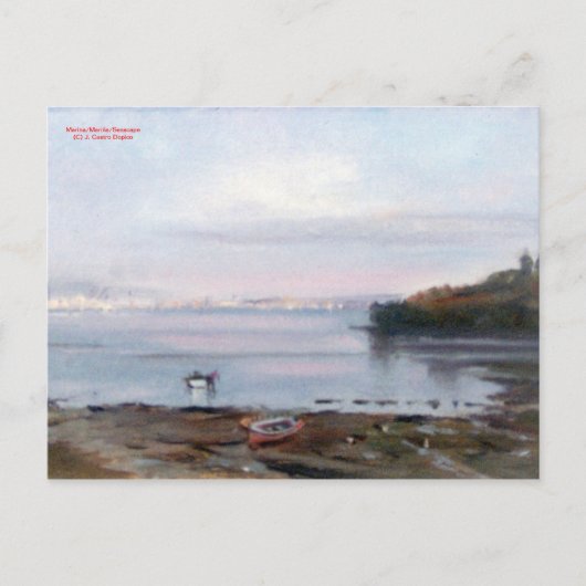 Marina/Mariña/Seascape Briefkaart (Voorkant)