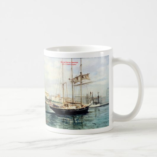 Marina/Mariña/Seascape Koffiemok (Rechts)