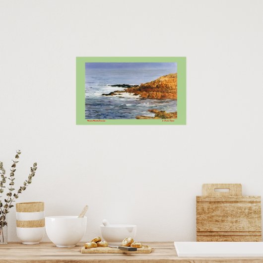 Marina/Mariña/Seascape Poster (Keuken)