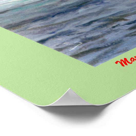 Marina/Mariña/Seascape Poster (Hoek)