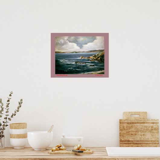 Marina/Mariña/Seascape Poster (Keuken)