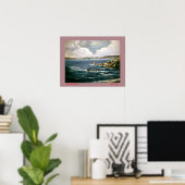 Marina/Mariña/Seascape Poster (Thuiskantoor)
