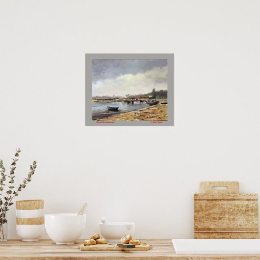 Marina/Mariña/Seascape Poster (Keuken)