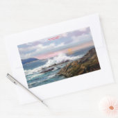 Marina/Mariña/Seascape Rechthoekige Sticker (Envelop)