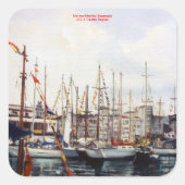 Marina/Mariña/Seascape Vierkante Sticker (Voorkant)