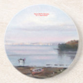 Marina/Mariña/Seascape Zandsteen Onderzetter (Voorkant)