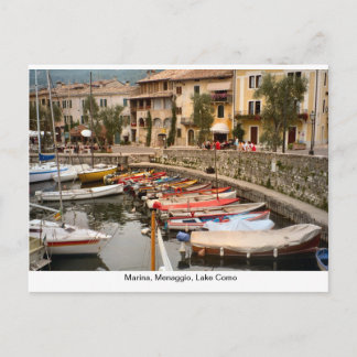 Marina, Menaggio, Como 2-meer Briefkaart
