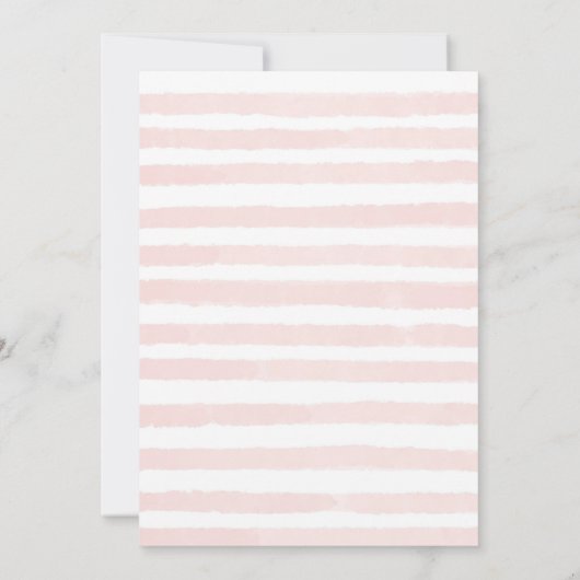 Marina Nautical Blooms Brunch & Bubble Invitation Kaart (Achterkant)