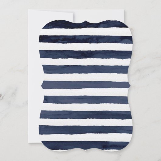 Marina Nautical Blooms Weddenschap Hartelijk dank Kaart (Achterkant)