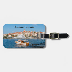Marina of Korcula - Dalmatia, Kroatië Bagagelabel