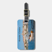 Marina of Korcula - Dalmatia, Kroatië Bagagelabel (Voorkant verticaal)