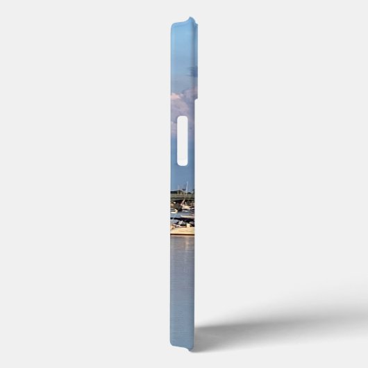 Marina op de rivier de Sunset Case-Mate iPhone Case (Achterkant / Rechts)