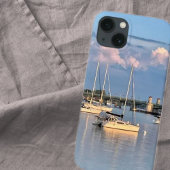 Marina op de rivier de Sunset Case-Mate iPhone Case