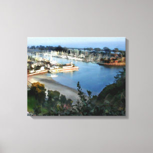 Marina Overlook Dana Point Californië Canvas Afdruk