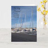 Marina Persoonlijk Huwelijk Jubileum Kaart (Gele Bloem)