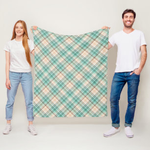 Marina Plaid KiniArt fleece deken