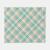 Marina Plaid KiniArt fleece deken (Voorkant (Horizontaal))