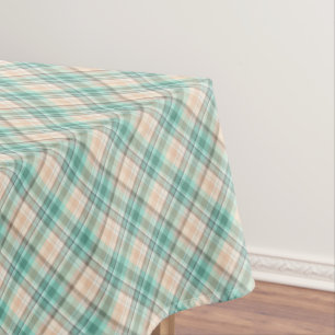 Marina Plaid Op Een Bias Tafelkleed