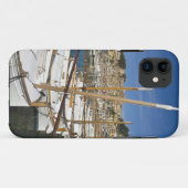 Marina, Port de Soller, westkust, Mallorca, Case-Mate iPhone Case (Achterkant (horizontaal))